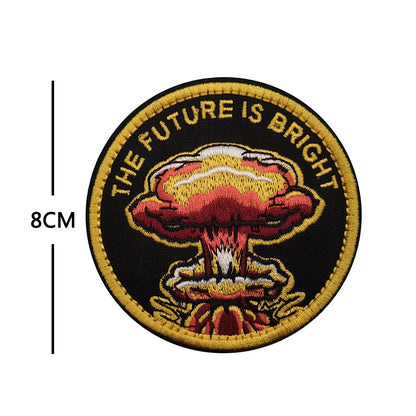 Tactical Patch Blood Type Group US Patches for Clothes SKULL Airsoft Embroidered Badges Stickers Stripes Applique