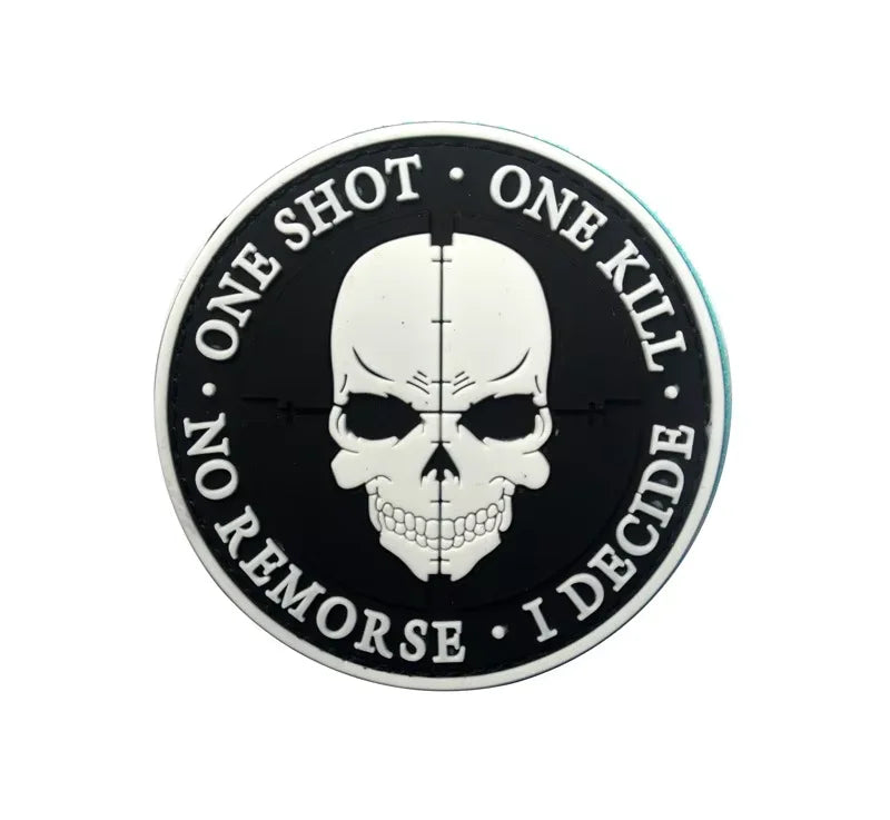 Tactical Patch Blood Type Group US Patches for Clothes SKULL Airsoft Embroidered Badges Stickers Stripes Applique